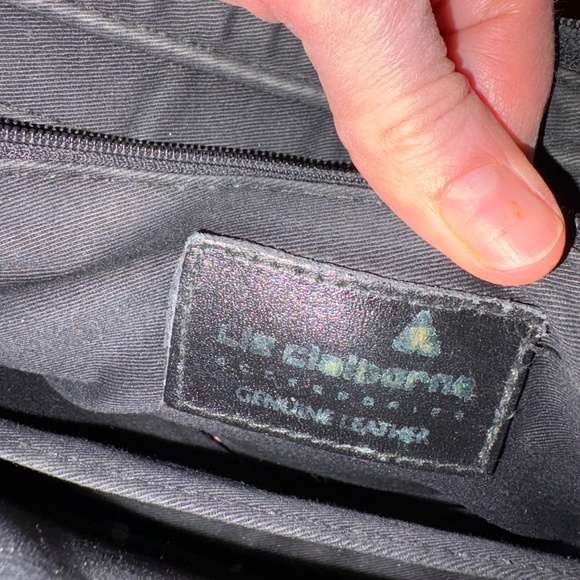 Vintage Liz Claiborne leather shoulder cross body bag - Picture 7 of 8